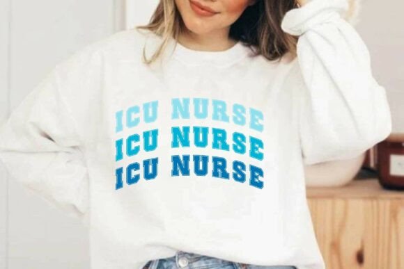 ICU Nurse, Retro Nurse SVG PNG Design