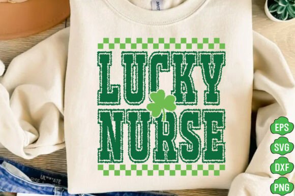Lucky Nurse SVG PNG, St. Patrick’s Day SVG