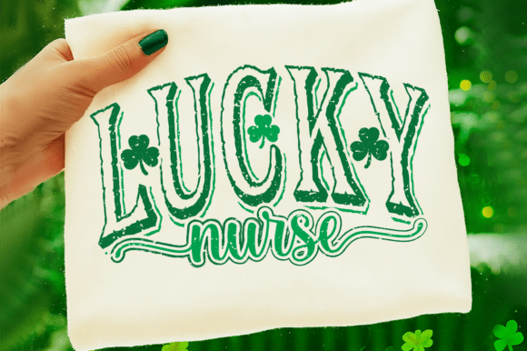Lucky Nurse SVG, St Patricks Day SVG PNG
