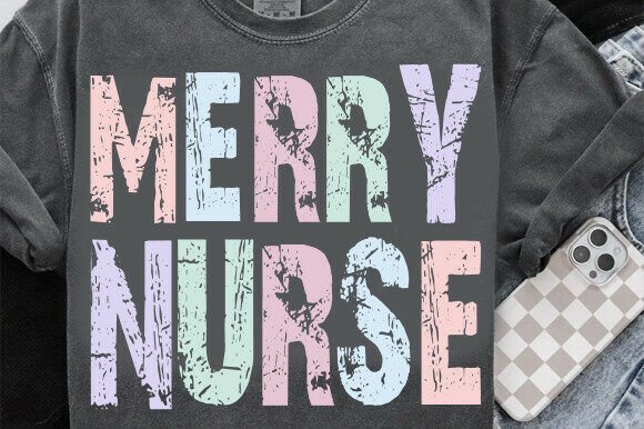 Merry Nurse SVG: Christmas Nurse Shirt