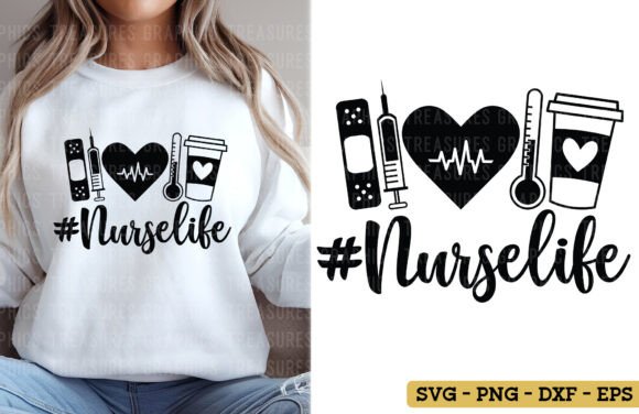 Nurse Life PNG Sublimation Nurse SVG