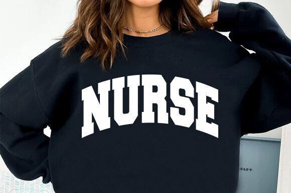 Nurse SVG PNG, Varsity Nurse Svg