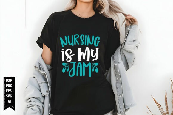 Nursing Is My Jam SVG, Nurse SVG