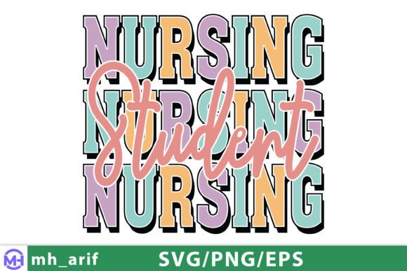 Nursing Student Medical SVG PNG Design