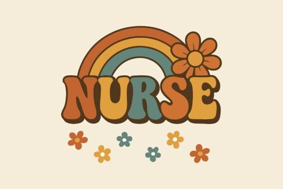 Retro Nurse SVG PNG DXF EPS Sublimation