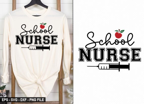 School Nurse – Nurse SVG T-Shirt Design