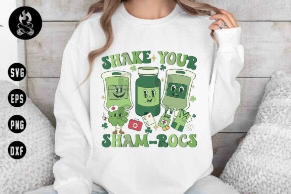 Shake Your Sham-Rocs Nurse SVG PNG